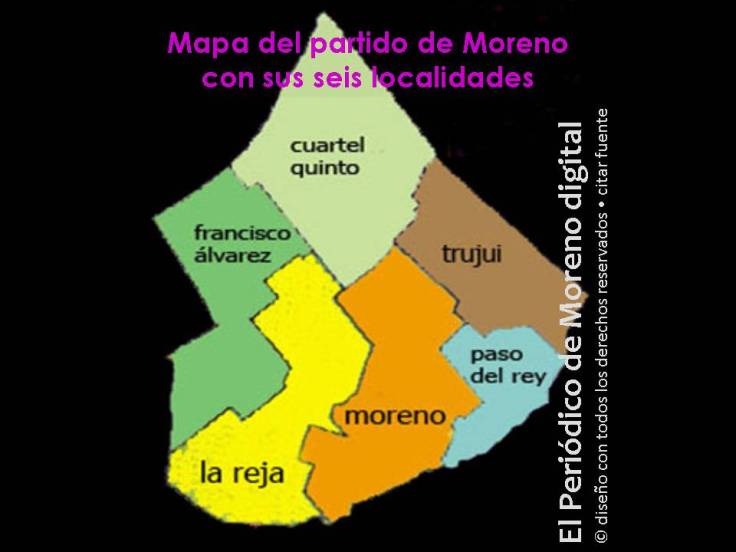 Resultado de imagen para pobreza partido de moreno mapa